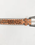 American Darling Beautifully Hand Tooled Genuine American Leather Belt Men and Women