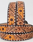 American Darling Beautifully Hand Tooled Genuine American Leather Belt Men and Women