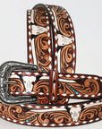 American Darling Beautifully Hand Tooled Genuine American Leather Belt Men and Women
