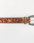 American Darling Beautifully Hand Tooled Genuine American Leather Belt Men and Women