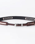 American Darling Hand tooled Hatband Genuine American Leather Western Adjustable Unisex