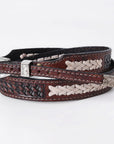 American Darling Hand tooled Hatband Genuine American Leather Western Adjustable Unisex