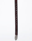 American Darling Hand tooled Hatband Genuine American Leather Western Adjustable Unisex