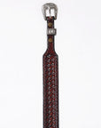American Darling Hand tooled Hatband Genuine American Leather Western Adjustable Unisex
