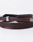 American Darling Hand tooled Hatband Genuine American Leather Western Adjustable Unisex