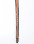 American Darling Hand tooled Hatband Genuine American Leather Western Adjustable Unisex