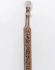 American Darling Hand tooled Hatband Genuine American Leather Western Adjustable Unisex