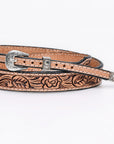 American Darling Hand tooled Hatband Genuine American Leather Western Adjustable Unisex