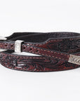 American Darling Hand tooled Hatband Genuine American Leather Western Adjustable Unisex