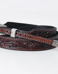 American Darling Hand tooled Hatband Genuine American Leather Western Adjustable Unisex