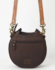 American Darling Canteen Hand Tooled Genuine Leather Women Bag Western Handbag Purse