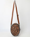 American Darling Canteen Beautifully Hand Tooled Genuine Leather women bag western handbag purse