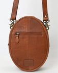 American Darling Canteen Beautifully Hand Tooled Genuine Leather women bag western handbag purse