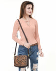 American Darling Adbga599 Cross Body I Hand Tooled Genuine Leather Women Bag Western Handbag Purse
