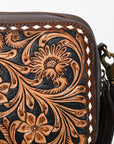 American Darling Adbga599 Cross Body I Hand Tooled Genuine Leather Women Bag Western Handbag Purse