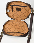 American Darling Adbga599 Cross Body I Hand Tooled Genuine Leather Women Bag Western Handbag Purse