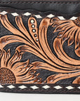 American Darling Card Holder Hand Tooled Genuine Leather Women Bag Western Handbag Purse