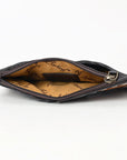 American Darling Card Holder Hand Tooled Genuine Leather Women Bag Western Handbag Purse