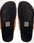 American Darling ADFTE103 Hand tooled carved genuine leather sandal footwear flip flop