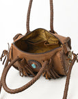 American Darling Duffel Genuine Leather Women Bag Western Handbag Purse