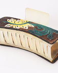 Beautifully Hand Tooled Women Ladies Hair Band Clip Clutcher