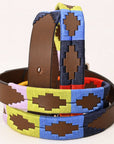 BAR H EQUINE Beautiful Western Women Men Genuine Leather Embroidered Belt