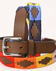 BAR H EQUINE Beautiful Western Women Men Genuine Leather Embroidered Belt