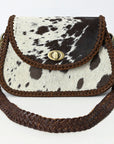 American Darling Adbgm457 Small Crossbody Hair-On Genuine Leather Women Bag Western Handbag Purse