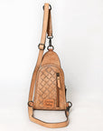 American Darling Sling Hand Tooled Leather Women Bag Western Handbag Purse