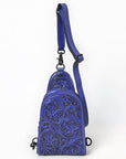 American Darling Sling Hand Tooled Leather Women Bag Western Handbag Purse