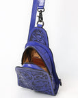 American Darling Sling Hand Tooled Leather Women Bag Western Handbag Purse
