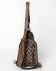 American Darling Sling Hand Tooled Leather Women Bag Western Handbag Purse