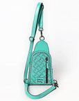 American Darling Sling Hand Tooled Leather Women Bag Western Handbag Purse