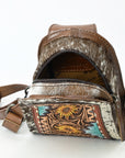 American Darling Sling Beautifully Hand Tooled Hair-On Genuine Leather women bag western handbag purse