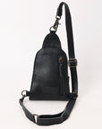 American Darling Sling Hair-On Crocodile embossed Genuine Leather women bag western handbag purse