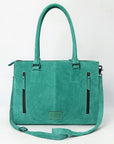 American Darling Tote Genuine Suede Leather Women Bag Western Handbag Purse