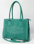 American Darling Tote Genuine Suede Leather Women Bag Western Handbag Purse
