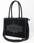 American Darling Tote Genuine Suede Leather Women Bag Western Handbag Purse