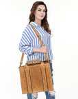 American Darling Tote Genuine Suede Leather women bag western handbag