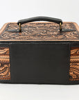American Darling Adbga611 Jewelry Case Hand Tooled Genuine Leather Women Bag Western Handbag Purse