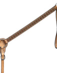 BAR H EQUINE Western Handtooled Leather Horse Headstall & Breast Collar Set