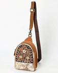 American Darling Adbga612 Sling Hand Tooled Genuine Leather Women Bag Western Handbag Purse