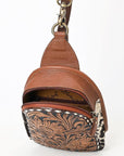 American Darling Sling Beautifully Hand Tooled Genuine Leather women bag western handbag purse