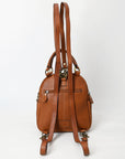 American Darling Backpack Hand Tooled Hair On Genuine Leather Women Bag Western Handbag Purse |