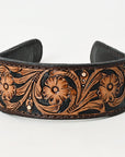 American Darling ADABA101 Elegant Leather Floral Hair Band