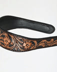 American Darling ADABA101 Elegant Leather Floral Hair Band