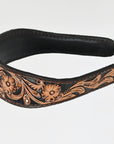 American Darling ADABA101 Elegant Leather Floral Hair Band