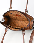 American Darling Adbg1561C Tote Crocodile Embossed Genuine Leather Women Bag Western Handbag Purse