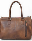 American Darling Adbg1562A Duffel Crocodile Embossed Genuine Leather Women Bag Western Handbag Purse