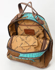 American Darling Backpack Crocodile Embossed Genuine Leather Women Bag Western Handbag Purse
